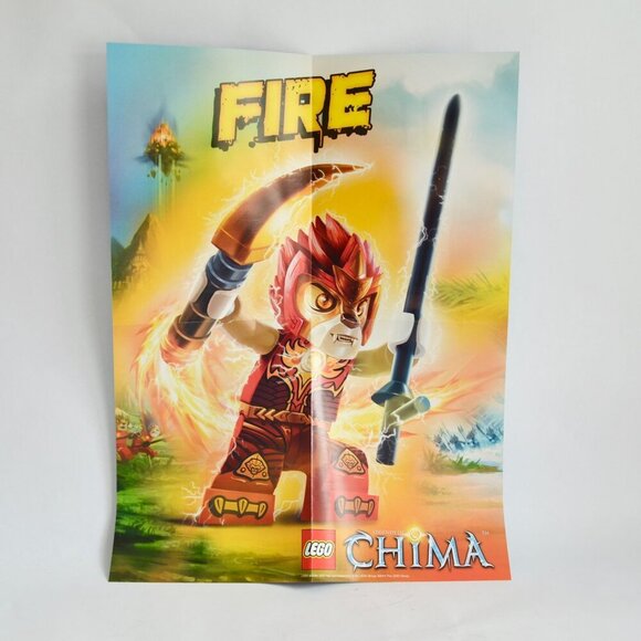 Lego Legends of Chima Poster Stickers Set *Missing Part* - Picture 5 of 6